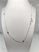 Collana Gemoro Donna Rubini in Oro bianco Rubino 0.89 Ct PC246BIA.RB - PC246BIA.RB